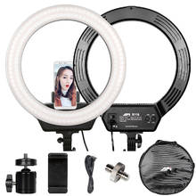 Led Ring Light Dimmable Photographic Lighting 16'' 3200-6500K 320 Led Ring Lamp Selfie For Camera Photo Studio Video Phone 2024 - buy cheap