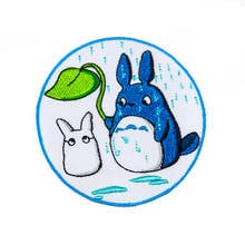 1PCS Cartoon Totoro Animals Patch DIY Embroidery Applique Iron On Patches For Clothes Stickers Decoration Sewing Accessories 2024 - buy cheap