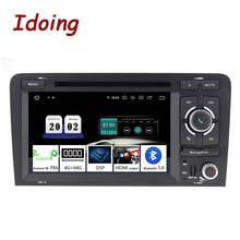 Idoing-Radio Multimedia con GPS para coche, reproductor con Android 10, 7 pulgadas, 2 din, 4GB + 64 GB Core, Bluetooth 5,0, para Audi-A3, 2003-2011, PX6 2024 - compra barato