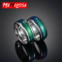 Mood Ring for Women Men Temperature Changing Color Magic Emotion Feeling Rings His Queen Her King Stainless Steel Fine Jewelry 2024 - buy cheap