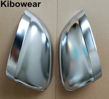 Kibowear For Audi 2017 A4 A5 B9 allroad Quattro S4 S5 Side Wing Mirror Caps fit Audi  Mirror Covers Silver Matte Chrome  2018 2024 - buy cheap