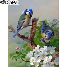 DIAPAI Diamond Painting 5D DIY 100% Full Square/Round Drill "Animal bird flower" Diamond Embroidery Cross Stitch 3D Decor A26557 2024 - buy cheap