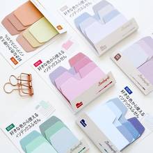 Notebook 60 Sheets Watercolor Gradient Japanese Sticky Note Memo Pad Office Planner Sticker Paper Stationery School Supplies 2024 - buy cheap