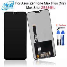 Pantalla LCD para Asus Zenfone Max Shot ZB634KL, montaje de digitalizador con pantalla táctil, repuesto para Asus Max Plus (M2) ZB634KL 2024 - compra barato