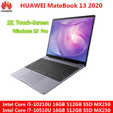 HUAWEI-ordenador portátil MateBook 13 2020, Notebook con pantalla táctil, i5-10210U/i7-10510U, 4,9 GHz, 16GB, 512GB, SSD, FHD, IPS, ultrabook 2024 - compra barato