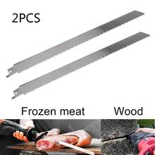 2Pcs 400mm Reciprocating Saw Blade Stainless Steel Meat Saws Power Meat Cutte For Frozen Meat Bone Ice Cutting For Bosch Makita. 2024 - buy cheap