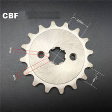 Motorcycle Front Sprocket 15/16/17 Teeth 428Chain Sprockets For HONDA CBF125 CB125 CBR125 CBZ125 XR125 XLR125 Senda125 For Kymco 2024 - buy cheap