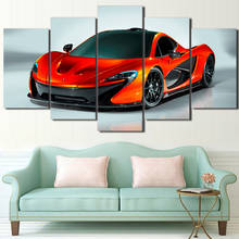 Home Decor Frame For Living Room Modern HD Printed Canvas Poster 5 Pieces Wall Art Pictures Mclaren Concept Sports Car Painting 2024 - buy cheap