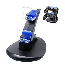 Controller Charger Dock for PS4 Game Controller Dual USB Charging Stand for Sony Playstation 4 PS4 / PS4 Pro /PS4 Slim Gamepad 2024 - buy cheap
