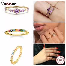 Canner Personality Design 925 Sterling Silver Anillos Rings For Women Fine Jewelry Wedding Rings Gifts Bague Bijoux Wholesale 2024 - buy cheap