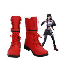 Final Fantasy VII Remake Cosplay Tifa Lockhart Boots Shoes Costume Prop Halloween Carnival Party Shoes Custom Made 2024 - buy cheap