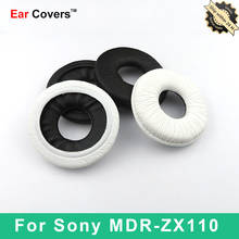 Earpads For Sony MDR ZX110 MDR-ZX110 Headphone Earpad Replacement Headset Ear Pads PU Leather Sponge Foam 2024 - buy cheap