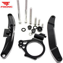 For Yamaha FZ1 FAZER FZ1N 2006 - 2015 16 CNC Aluminum Motorcycle Steering Damper Stabilizer Bracket Mounting Support Kit Holder 2024 - buy cheap