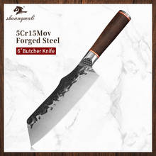 6 Inch Butcher Chef Knife 5Cr15MoV Stainless Steel Kitchen Slicing Knives Razor Sharp Utility Butcher Cleaver Chef Knives 2024 - buy cheap