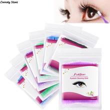 100 PCS Disposable Makeup Cotton Swab Mini Individual Lash Applicators Mascara Brush Eyelash Extension For Maquillaje Makeups 2024 - buy cheap