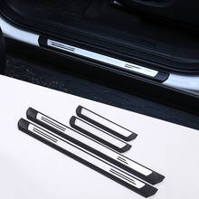 4 Pcs Car Outside Door Sill Protector Plate Cover Trim ABS For Land Rover Discovery Sport 2015-2018 Car Accessories 2024 - buy cheap