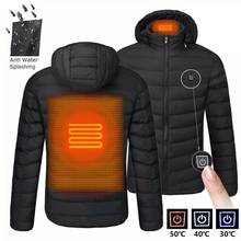 Куртка NWE мужская с подогревом, теплая водонепроницаемая походная с USB-разъемом 2024 - купить недорого