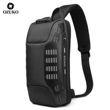 OZUKO Multifunction Crossbody Bag for Men Anti-theft Shoulder Messenger Bags Male Waterproof Short Trip Chest Bag Fahion New 2024 - buy cheap