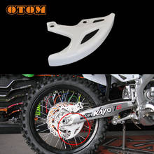 OTOM Motorcycle Rear Brake Disc Cover Motocross Dirt Street Bike Plastic Protective Rear Calipers Guard For HONDA CRF250R CRF450 2024 - buy cheap