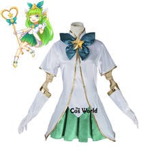 LOL Magical Girl Lulu the Fae Sorceress Dress Uniform Outfit Games Cosplay Costumes 2024 - buy cheap