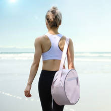 Yoga círculo saco rosa feminino grande capacidade yoga roda mochila para pilates ginásio de fitness euitpment esportes caso sacos tijolo 2024 - compre barato