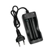 Universal Battery Charger US/EU Plug 2 Slots 18650 Smart Charging Safety Fast Charge 18650 Li-ion Rechargeable Battery Charger 2024 - buy cheap