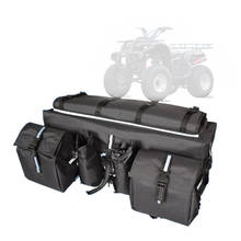 Bolsa de armazenamento de bagagem traseira de bicicleta atv, 600d, à prova d'água, prateleira traseira, porta-malas, banco traseiro de viagem ao ar livre, armazenamento de sela 2024 - compre barato