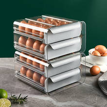 С выдвижными ящиками Тип прозрачный двухслойный 32 сетки яйцо контейнер-холодильник коробки сохраняющий свежесть Портативный Пикник яйцо ящик для хранения 2024 - купить недорого