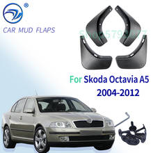 Guardabarros delanteros y traseros para coche, accesorios para salpicaduras, guardabarros para Skoda Octavia 2 A5 Sedan Combo 2005 - 2013 2012 2024 - compra barato