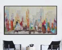 New York Painting Large Abstract Art Canvas Huge Wall Art Minimal Abstract Art Abstract Canvas Painting Living Room Decor Canvas 2024 - buy cheap