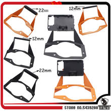 Suporte de celular para motocicleta adv 1050 1090 1190, suporte de navegação gps preto e laranja 2024 - compre barato