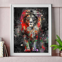 5D DIY Diamond Painting Lion Kit Full Drill Square Round Embroidery Mosaic Art Picture With Rhinestones Home Decoration Gift 2024 - buy cheap