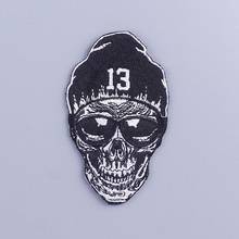 Punk/Hat Patch Stripe Sticker Skeleton Patch Iron On Patches On Clothes Embroidered Patches For Clothing Applique Jacket Patch 2024 - buy cheap