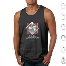 Shinra Corporation Sleeveless Tank Top Vest Cotton Final Fantasy 7 Final Fantasy Vii Final Fantasy Ff7 Ffvii Gaming Playstation 2024 - buy cheap