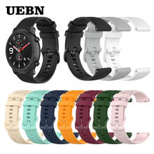 UEBN Silicone strap for Huami Amazfit GTR 42mm 47mm Bracelet for xiaomi amazfit bip GTS Stratos 3 & pace Watchbands Correa 2024 - buy cheap