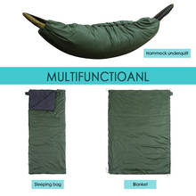 Lixada-saco de dormir multifuncional para acampar al aire libre, hamaca, manta, colcha ligera, empaquetable, longitud completa 2024 - compra barato