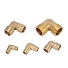 1/8" 1/4" 3/8" 1/2" 3/4" Male Thread Brass Elbow Connector Garden Agriculture Water Supply Joint Pneumatic Plumbing Fitting 2Pcs 2024 - buy cheap