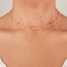Heberenes colares femininos de contas, gargantilha colar corrente joias para mulheres cor dourada amarela clássica tendência 2024 - compre barato