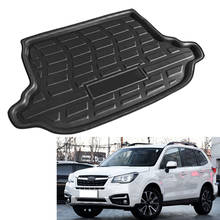 Bandeja trasera para maletero de coche, Protector de suelo para tapete de maletero, para Subaru Forester 2013 2014 2015 2016 2017 2018 2024 - compra barato