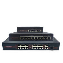 Conmutador Ethernet de 48V con puerto de 5/8/16 10/100Mbps Isuzu 802,3 af/at adecuado para cámara IP/sistema de cámara inalámbrica AP/CCTV 2024 - compra barato