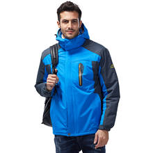 Men Winter Hooded Jacket Coat New Mens Casual Solid Parka Thick Warm Jackets Outdoor Windproof Zipper Male Windbreaker Plus Size 2024 - buy cheap