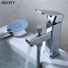 Bathroom Basin Faucet 2 Function Toilet Bathtub Faucet Cold Hot Water Mixer Valve Nozzle Bath Wash Basin Sink Tap Deck Mounted 2024 - buy cheap