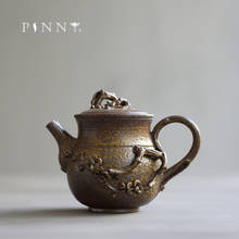 PINNY 220ml Handmade Plum Teapot Kiln Ceramic Tea Pot Retro Chinese Kung Fu Teapots Traditional Chinese Drinkware Tea Kettle 2024 - buy cheap