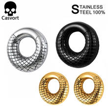 Casvort 2PCS New Fashion Magnetic Ear Weight Plugs Tunnels Body Jewelry Piercing Ear Gauges Pair Selling 2024 - buy cheap