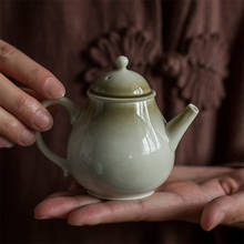Ceramic Plant Ash Teapot Kung Fu Tea Set Office Tea Maker Creative Handmade Kettle Household Retro Tea Pot Chinese Teaware 2024 - buy cheap