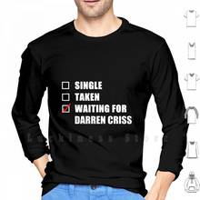 Sudadera de manga larga con capucha para hombre y mujer, suéter masculino de manga larga con estampado de Darrenatics, modelo Waiting For tempo Criss 2024 - compra barato