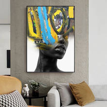 Abstract Portrait with Landscape Wall Art Canvas Painting Posters and Prints Wall Art Pictures for Living Room Home Decor 2024 - buy cheap