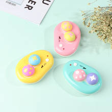 Portable Cute Duck Mushroom Electric Automatic Contact Lens Case Washer Box Cleaner For Color Lenses Gift For Girls 2024 - buy cheap