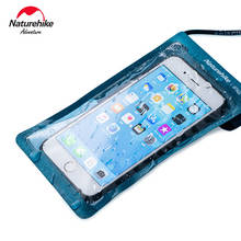 Naturehike-bolsa impermeable para teléfono móvil, conjunto de teléfono impermeable para natación, pantalla táctil sellada, carcasa para teléfono móvil de buceo NH20SM003 2024 - compra barato
