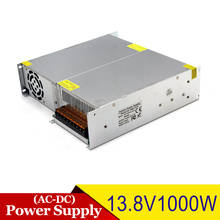 Fonte de alimentação dc 13.8v 1000w transformador de condutor ac110v 220v para dc13.8v adaptador de energia para monitor de iluminação cctv câmera